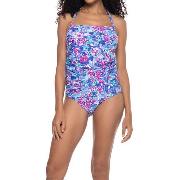 Coolibar Lanikai 3 in 1 Swimsuit One Piece Bottoms Skirt Convertible Size Small - Picture 1 of 8